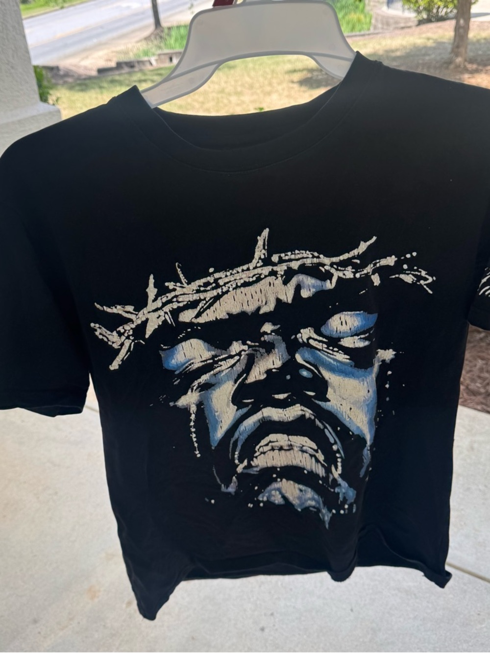 Hellstar Jesus Wept T-Shirt Black Men's Streetwear Sz M